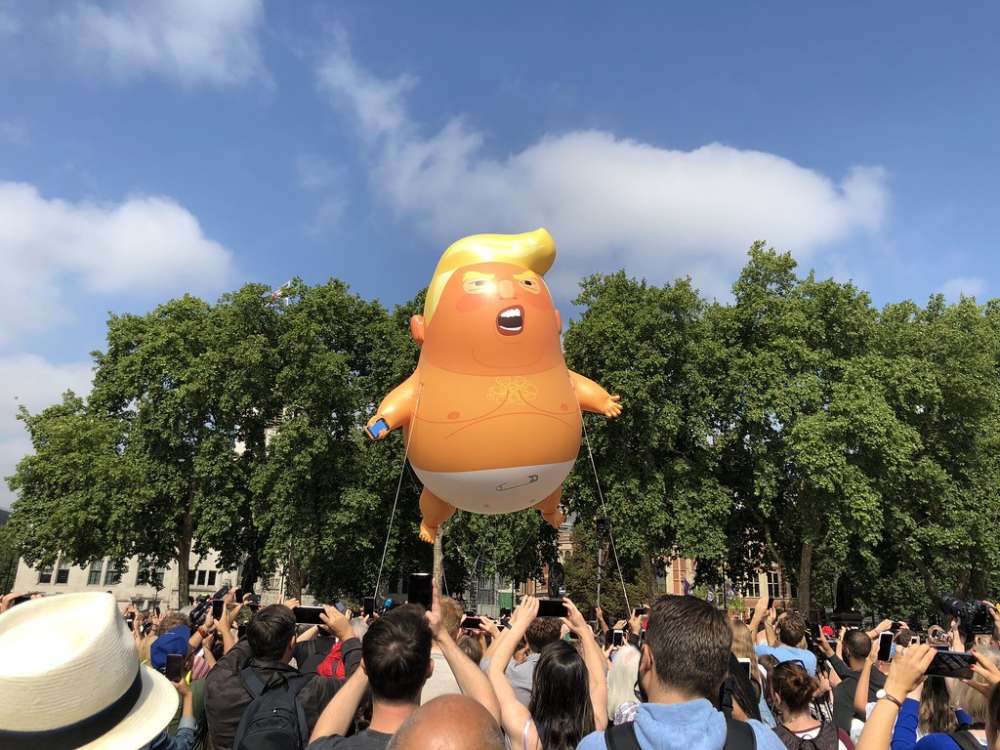 Snarling orange 'Trump baby' blimp to mock U.S. president in Britain