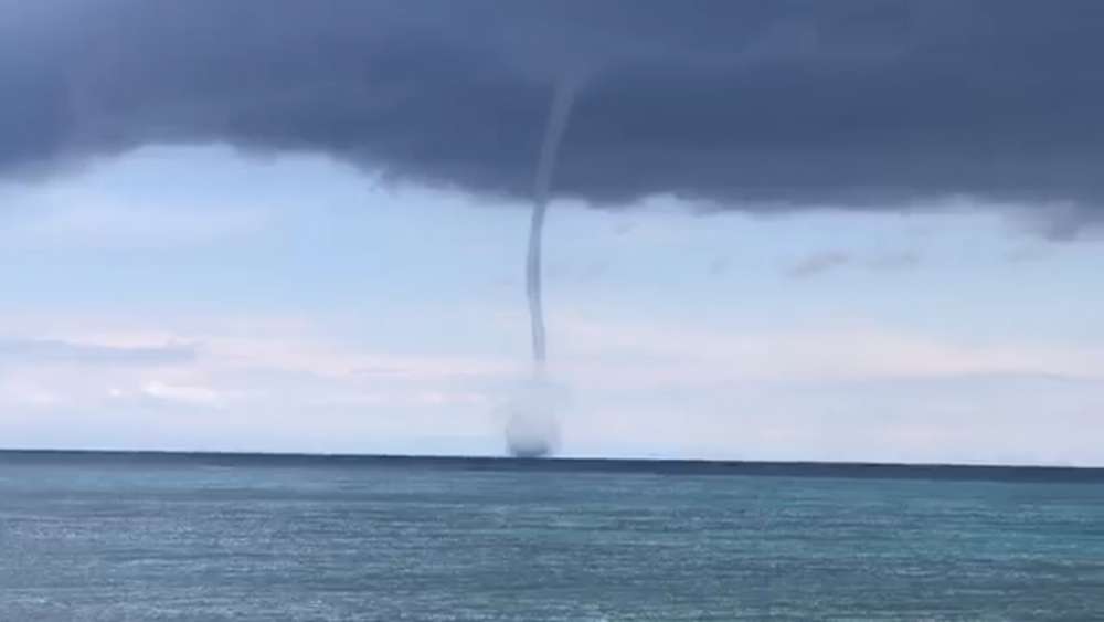 Waterspout spotted off Kyrenia (video)