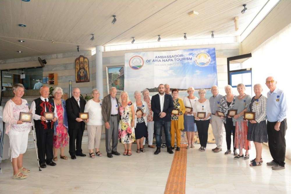 18 Scandinavian tourists honoured by Ayia Napa for their multiple visits