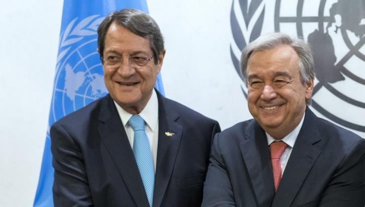 Ο Πρόεδρος εκφράζει την ετοιμότητα του ΓΓ του ΟΗΕ να συμμετάσχει σε άτυπη συνάντηση της Γενεύης