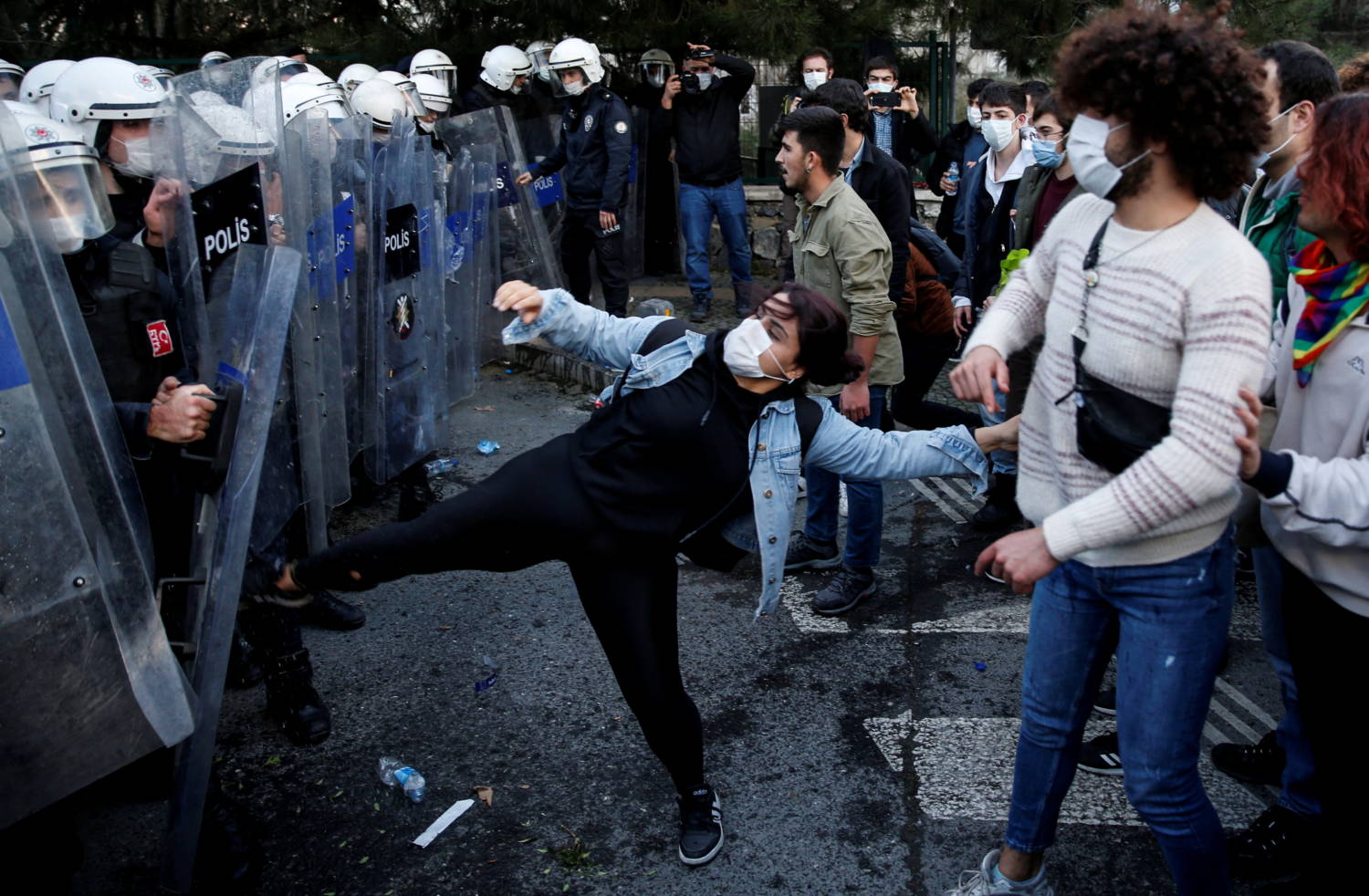 Η τουρκική αστυνομία συγκρούστηκε με φοιτητές που διαμαρτύρονταν για τον επικεφαλής του πανεπιστημίου που είχε διορίσει ο Ερντογάν