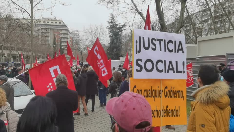 Ισπανία: Τα μεγάλα εργατικά σωματεία κάνουν απεργία για αύξηση του κατώτατου μισθού