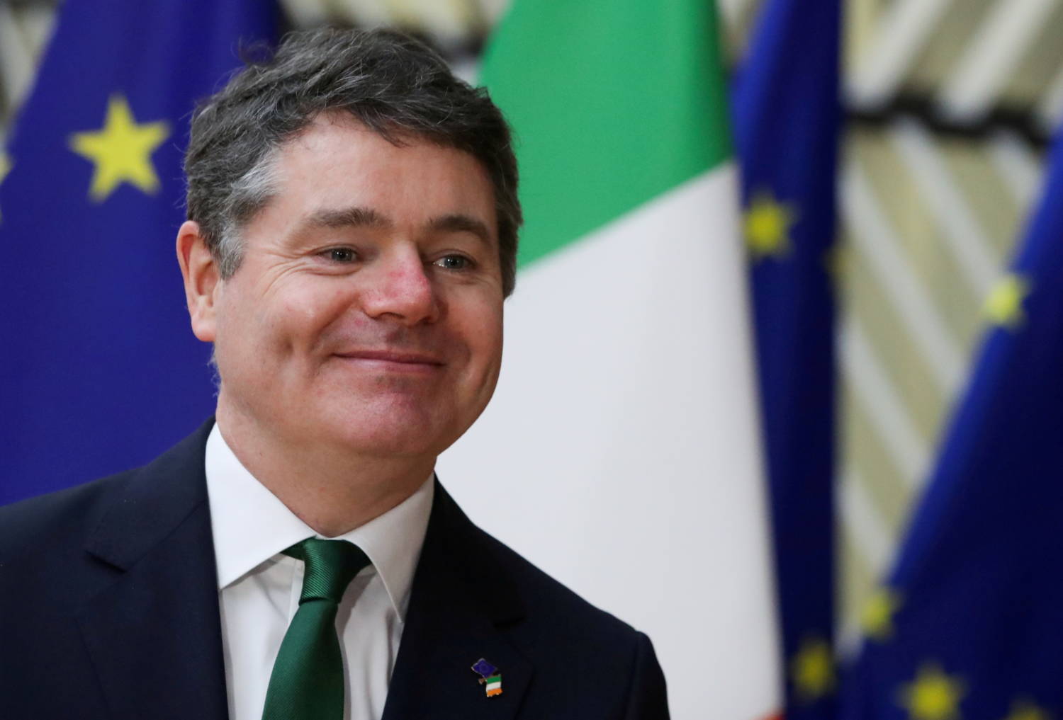 File Photo: Irish Finance Minister Paschal Donohoe Arrives At The Eu Council Headquarters In Brussels