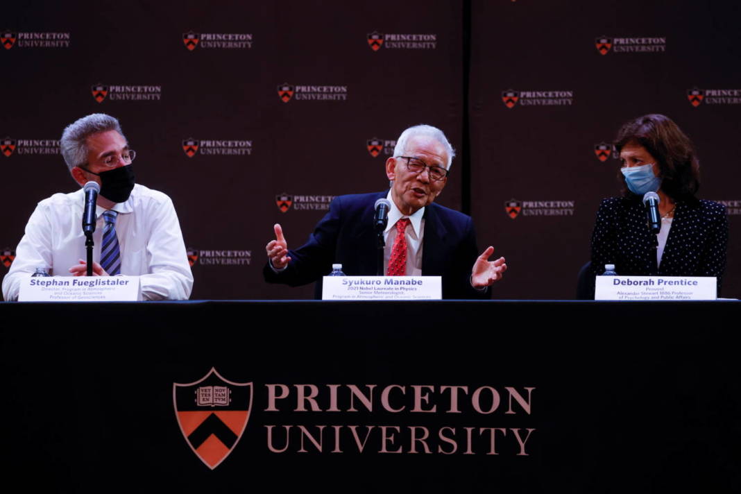 Professor Syukuro Manabe's Press Conference At Princeton University