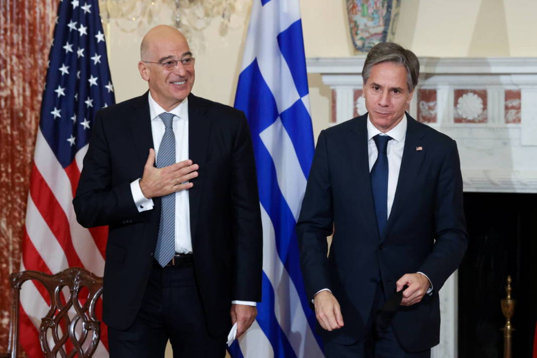 U.s. Secretary Of State Blinken And Greece’s Foreign Minister Dendias Hold Meetings In Washington