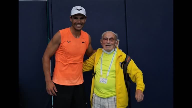 World's Oldest Tennis Player, 97, Takes On Rafa Nadal