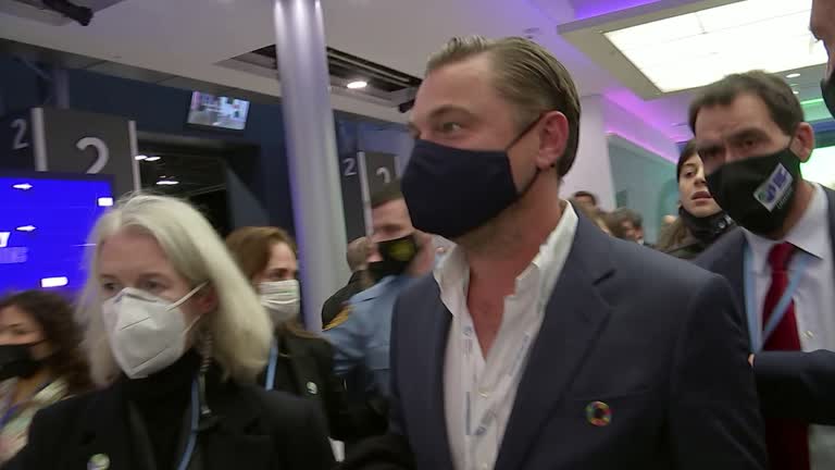 Leonardo Dicaprio Makes An Appearance At Cop26