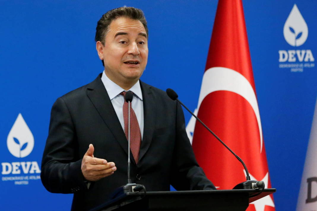 File Photo: Deva Party Leader Babacan Speaks During A News Conference In Ankara