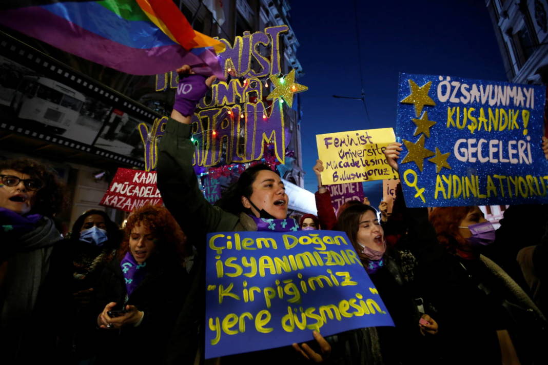 Women March Against Gender Based Violence, In Istanbul