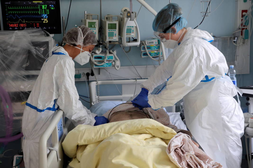 Covid 19 Intensive Care Unit (icu) At Jesenice Hospital