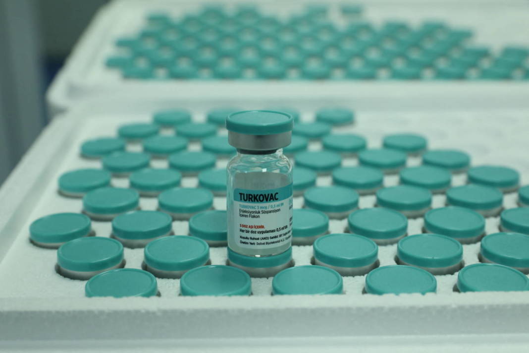 Vials Of Turkey's Domestically Developed Turkovac Covid 19 Vaccine Are Pictured In Sanliurfa