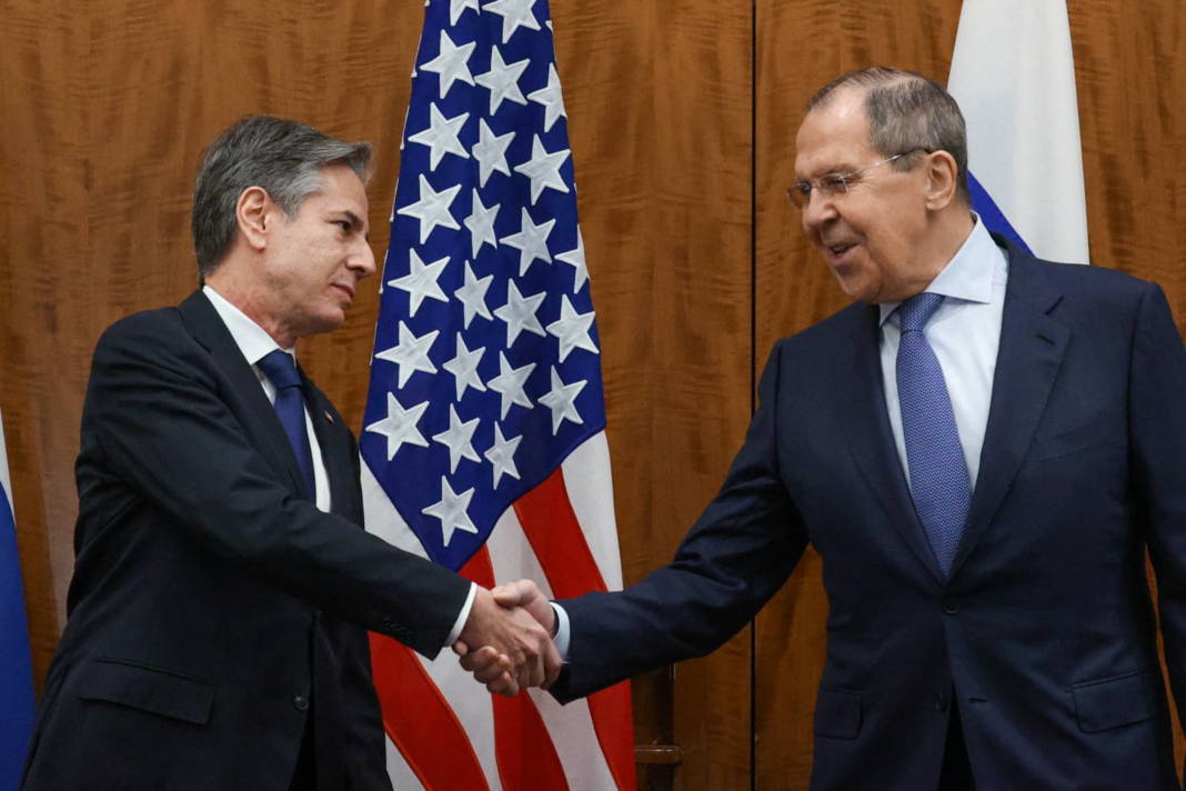 U.s. Secretary Of State Blinken Meets With Russian Foreign Minister Lavrov, In Geneva
