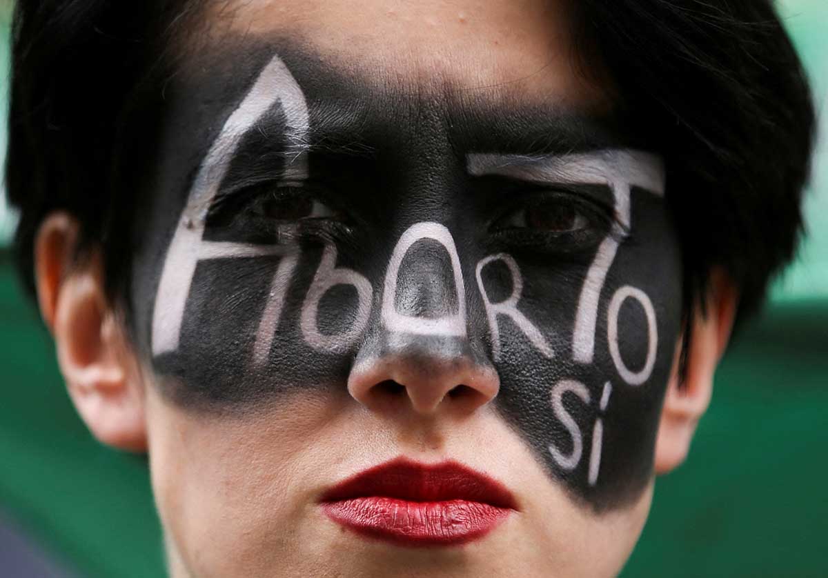 Demonstrations Against And In Favour Of Removing Abortion From The Penal Code, In Bogota