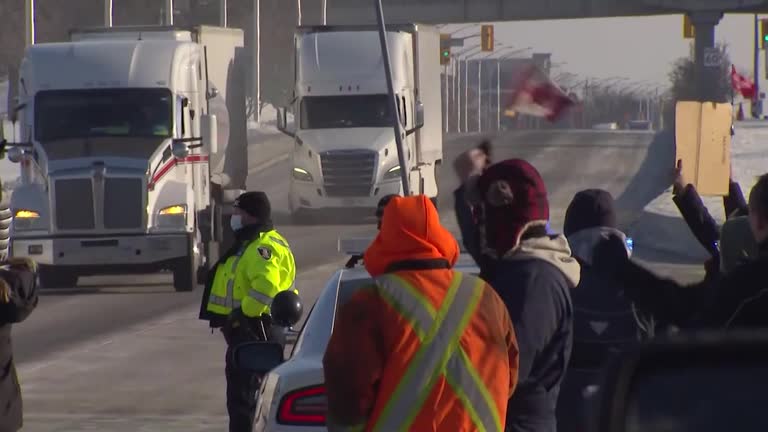 Protests Continue At Key U.s. Canada Border Crossing