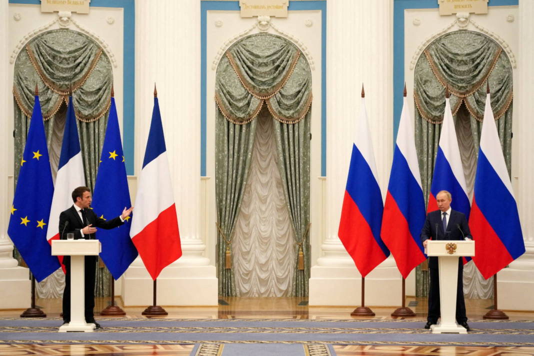 File Photo: Russian President Vladimir Putin Meets With French President Emmanuel Macron In Moscow