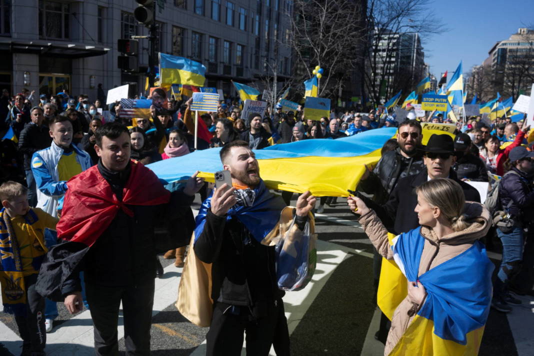 People Rally For More U.s. Support For Ukraine, In Washington
