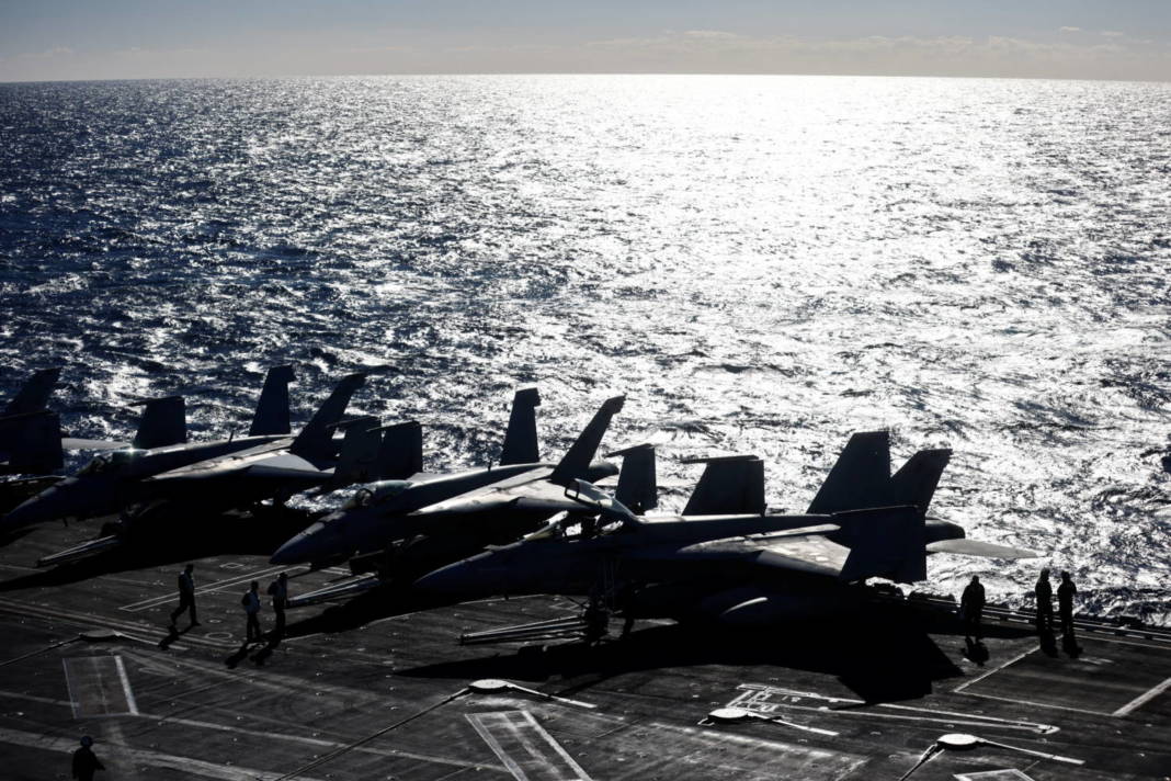 Onboard A U.s. Aircraft Carrier In Times Of Ukraine/russia Tensions