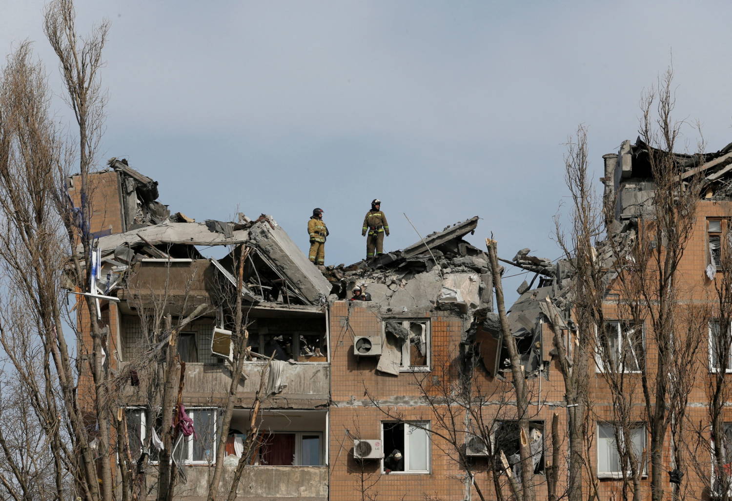 The Aftermath Of Shelling In Donetsk