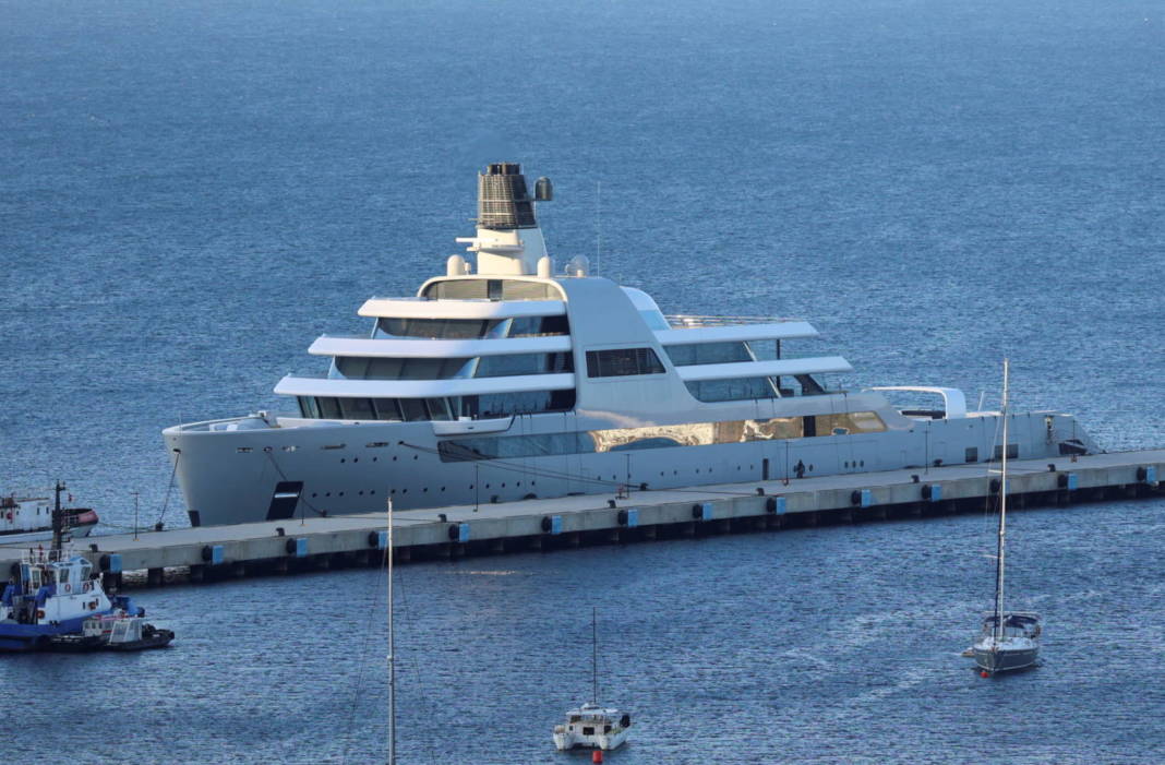 Solaris, A Superyacht Linked To Russian Oligarch Abramovich, Docks In Turkey's Bodrum
