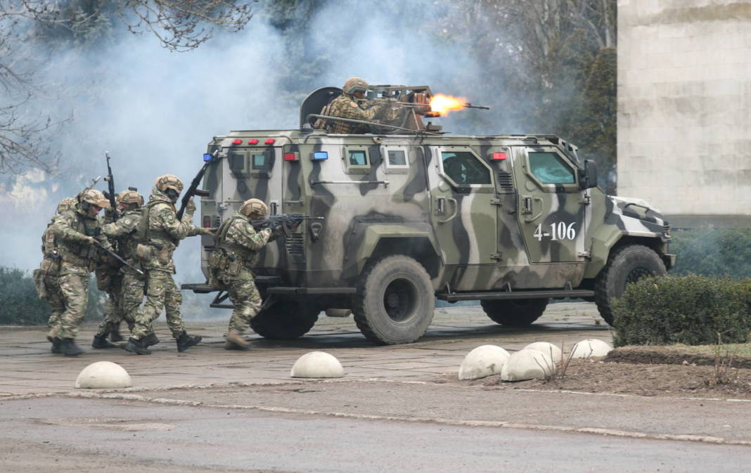 Ukrainian Security Services Hold Drills In Kherson Region