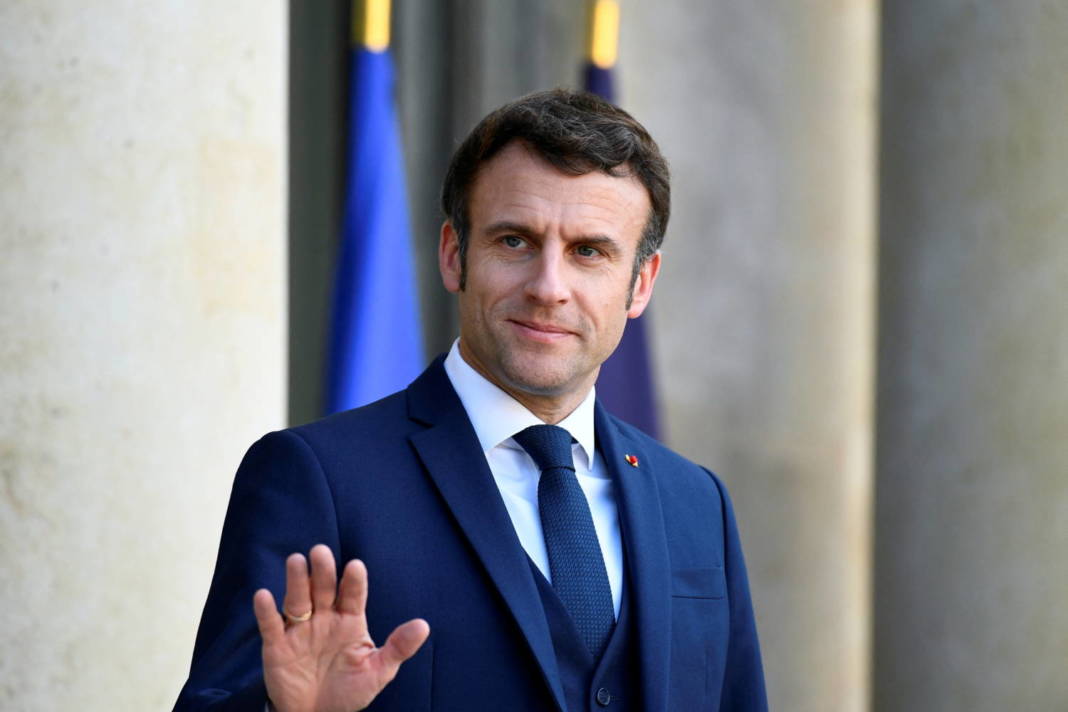 French President Macron And Georgia's President Salome Zourabichvili Meet In Paris