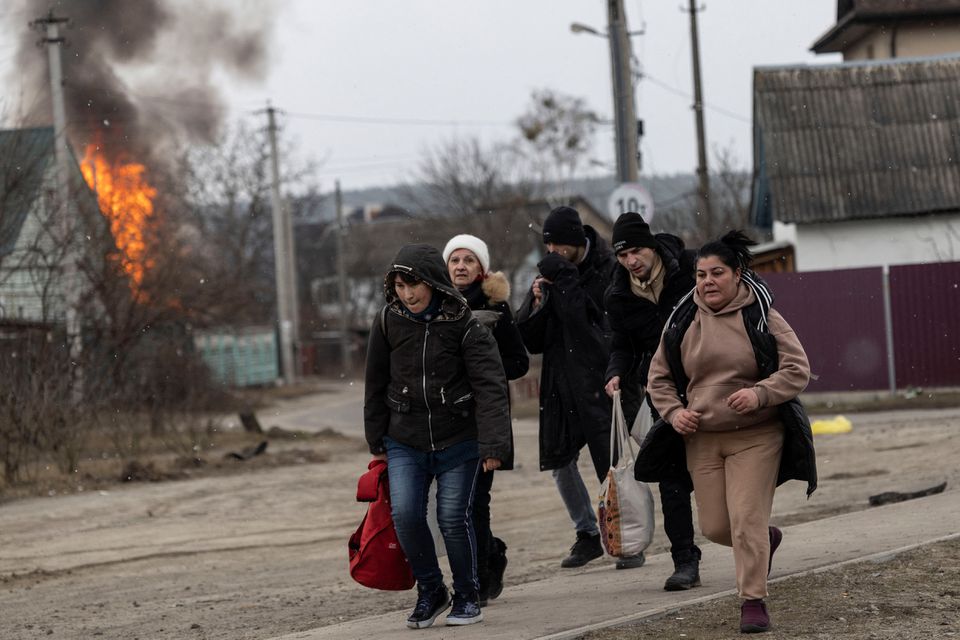Ukraine Fleeing