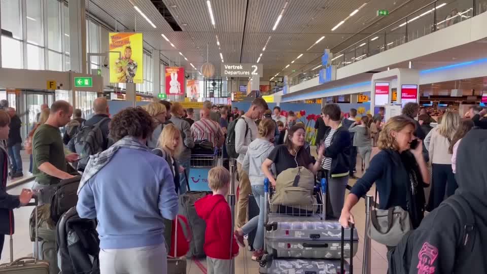 Amsterdam Airport Strike Causes Chaos
