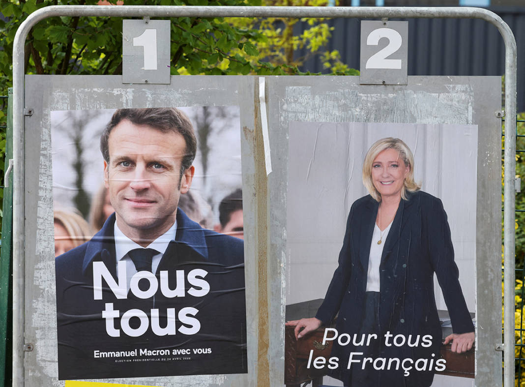 Official Campaign Posters Of 2022 French Presidential Election Candidates Are Displayed In Henin Beaumont