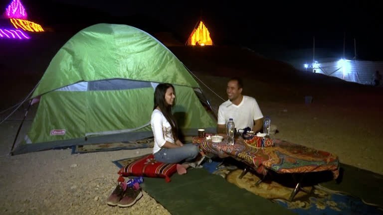 Under A Blanket Of Stars, Egyptians Enjoy Ramadan Nights At Desert Protectorate