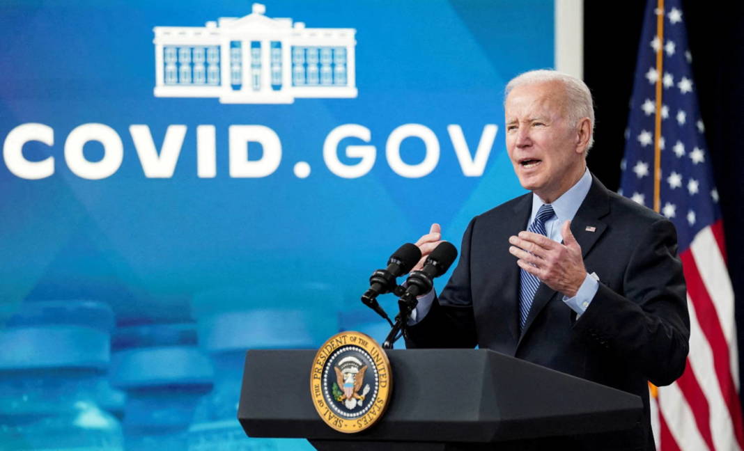 File Photo: U.s. President Biden Receives Second Coronavirus Disease (covid 19) Booster Vaccination At The White House In Washington