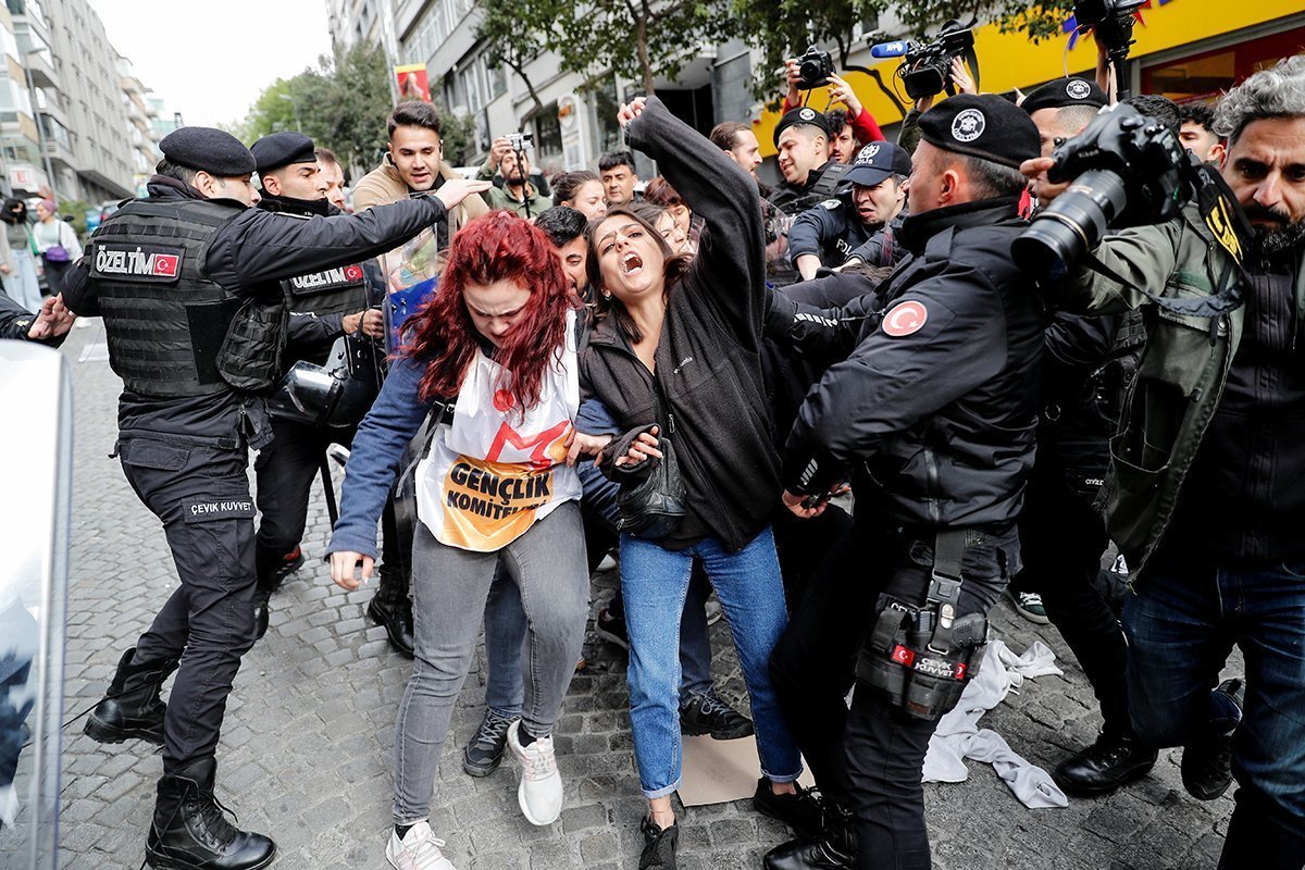 Turkish police detain dozens in May Day demonstrations | in-cyprus.com