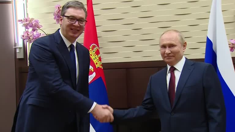 Serbia's Vucic Says Agreed 3 Year Gas Supply Contract With Putin
