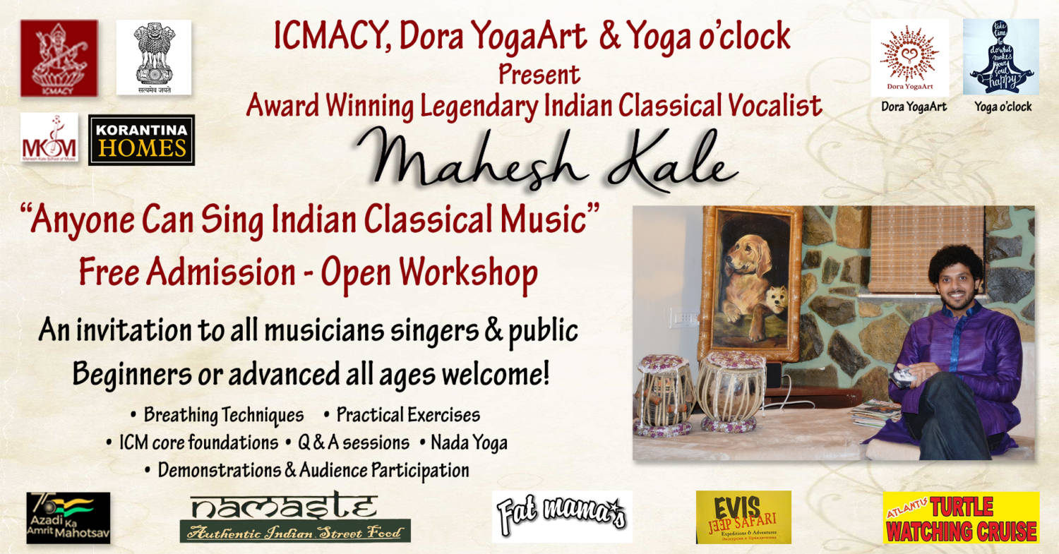 May 31 “Anyone can sing Indian classical music”
