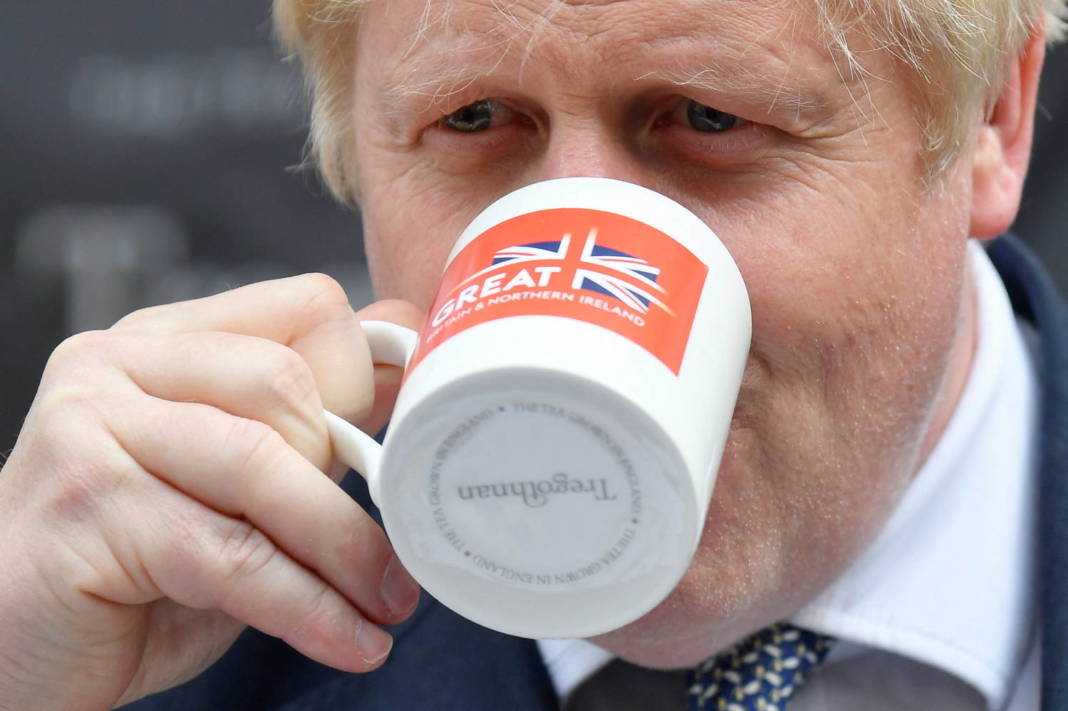 British Pm Johnson Attends Event To Promote British Businesses, In London