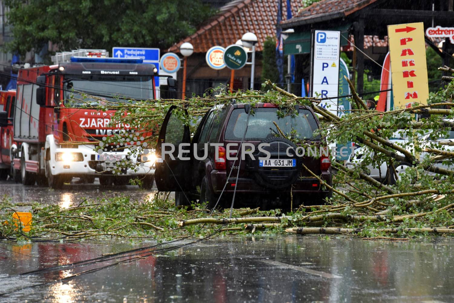 One Killed, Another Injured By Falling Tree During Storm In Kosovo