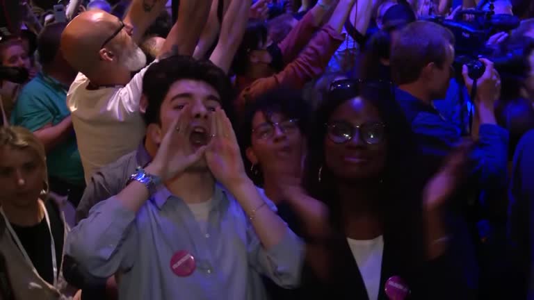 Left celebrates, Macron supporters disappointed with the outcome of the parliamentary elections