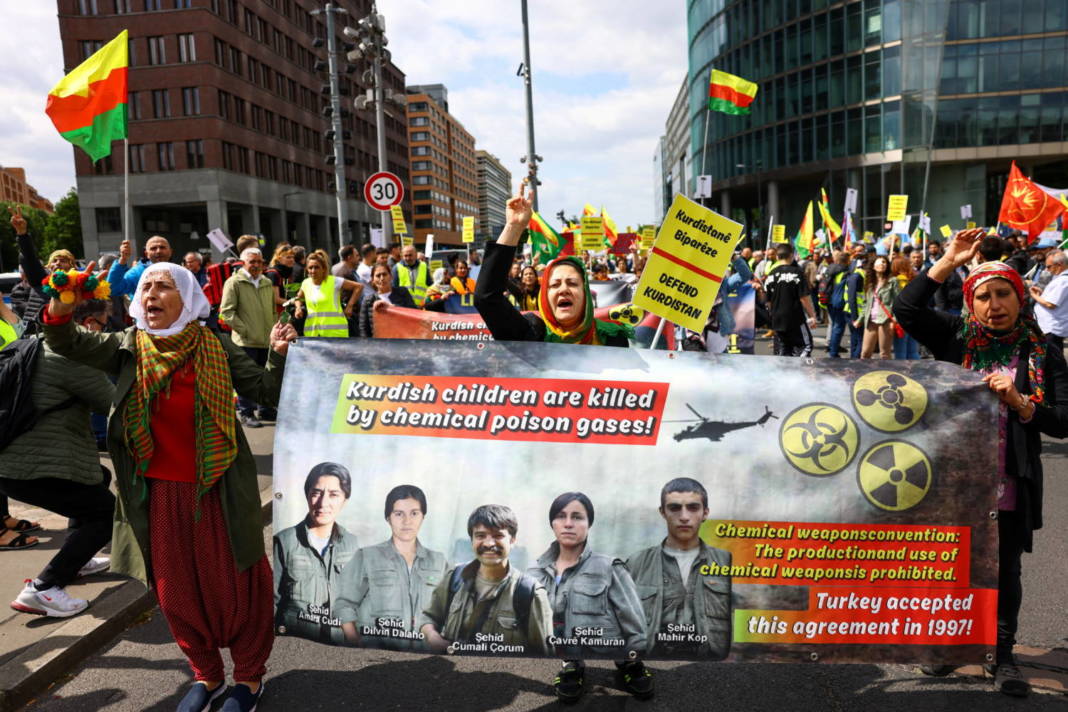 Pro Kurdish Demonstration In Berlin