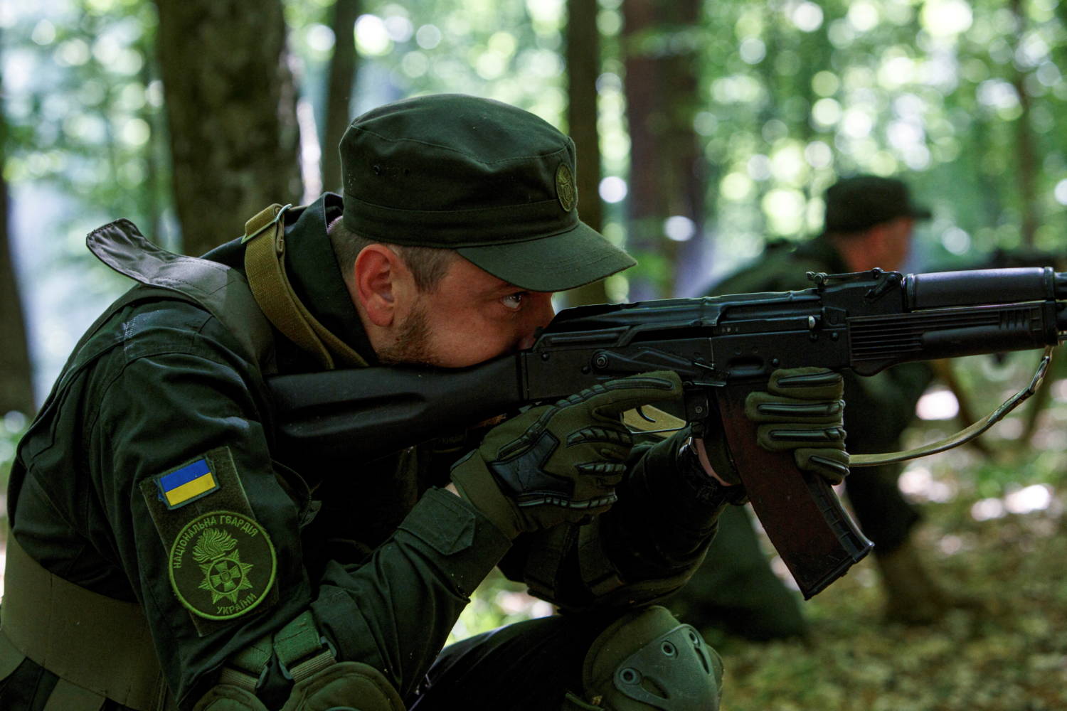 Soldiers Of The National Guard Of Ukraine Attend A Training In Tactical Medicine