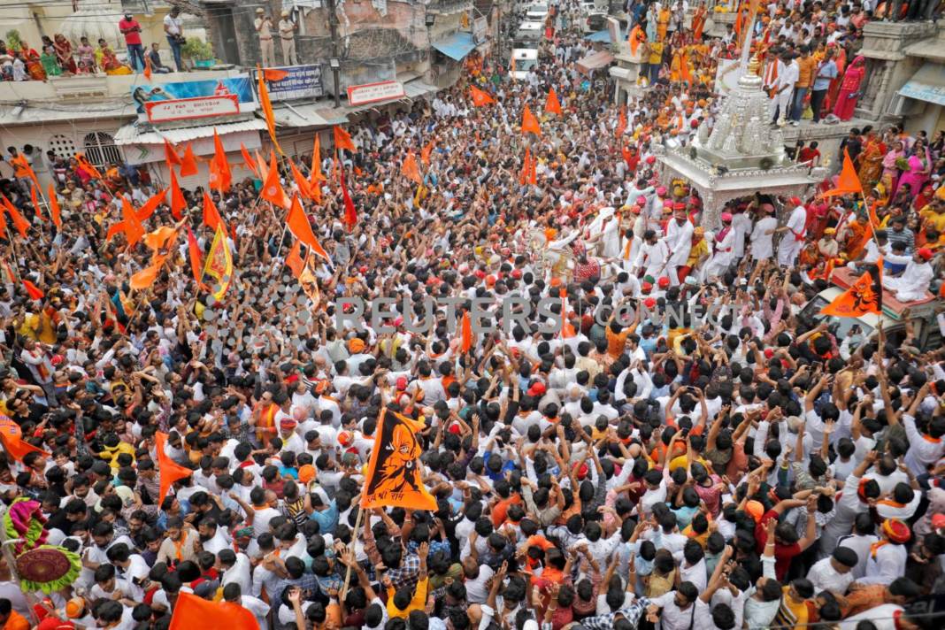 Annual Rath Yatra, Or Chariot Procession, In Udaipur