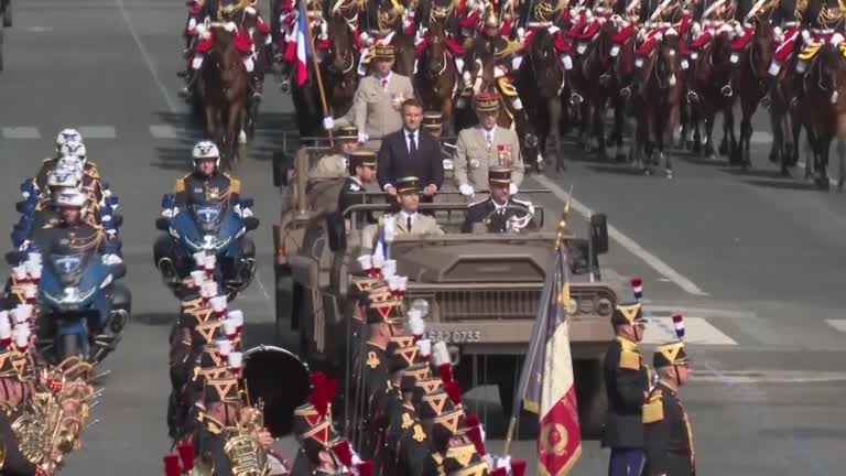 President Emmanuel Macron Leads France's Bastille Day Celebrations