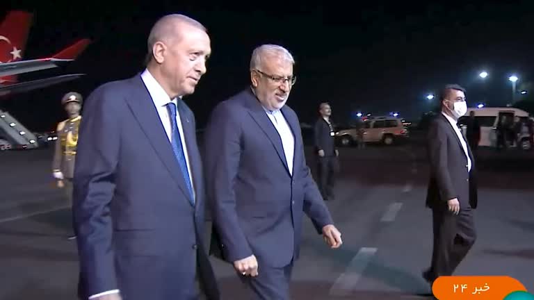 Turkey's Erdogan Arrives In Tehran For Talks With Russia's Putin, Iran's Raisi
