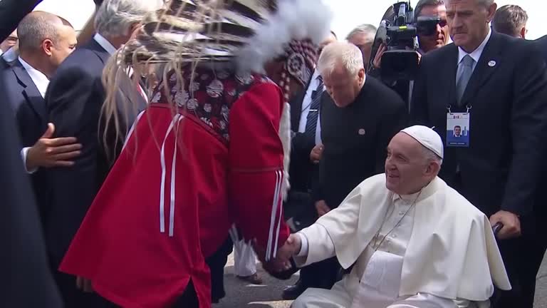 Pope Arrives In Canada On 'pilgrimage Of Penance' For Indigenous Abuse