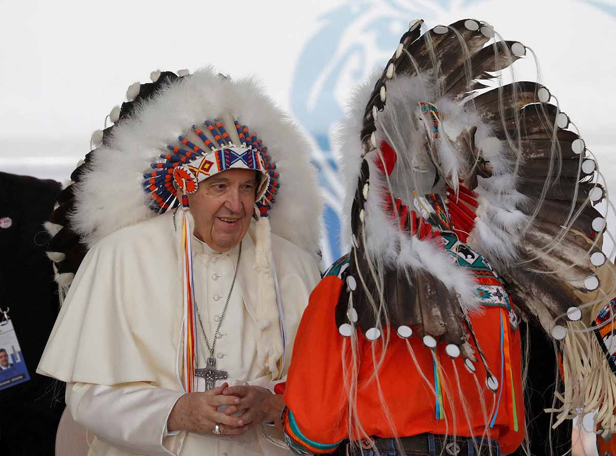 Pope Francis Visits Alberta