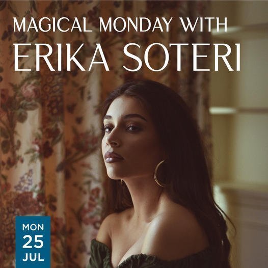 Magical Monday with Erica Soteli at the Icon on July 25th