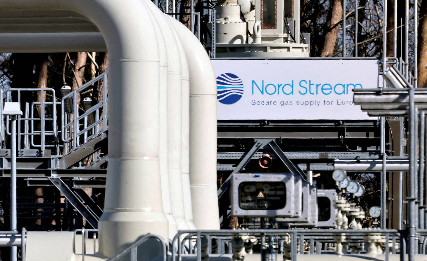 File Photo: Pipes At The Landfall Facilities Of The 'nord Stream 1' Gas Pipeline In Lubmin, Germany