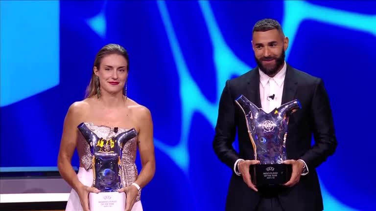 Real's Benzema Named Uefa Player Of Year, Ancelotti Wins Coach's Award