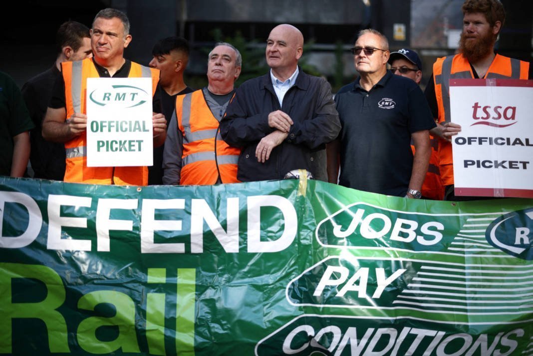 British Railways Workers Go On Strike Over Pay And Terms
