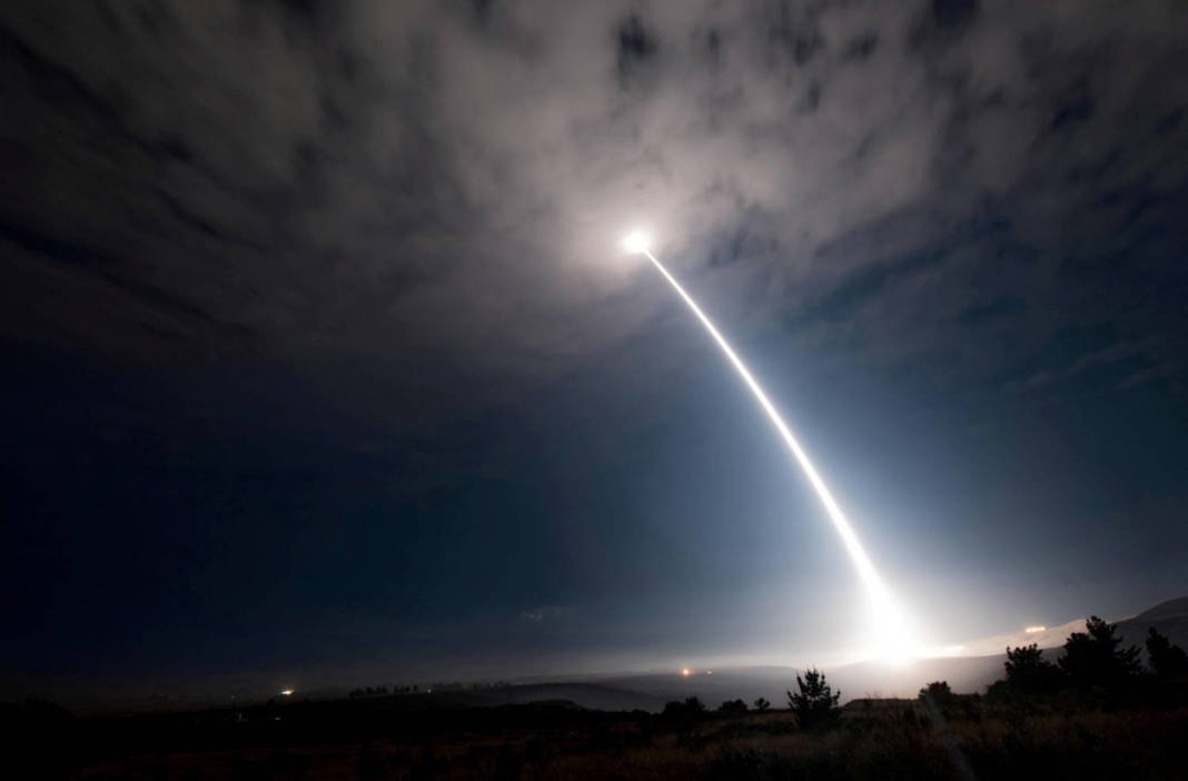 File Photo: An Unarmed Minuteman Iii Intercontinental Ballistic Missile Launches From Vandenberg Air Force Base