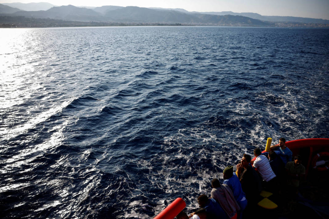Migrants On Board Open Arms Rescue Boat Arrive At Messina Port