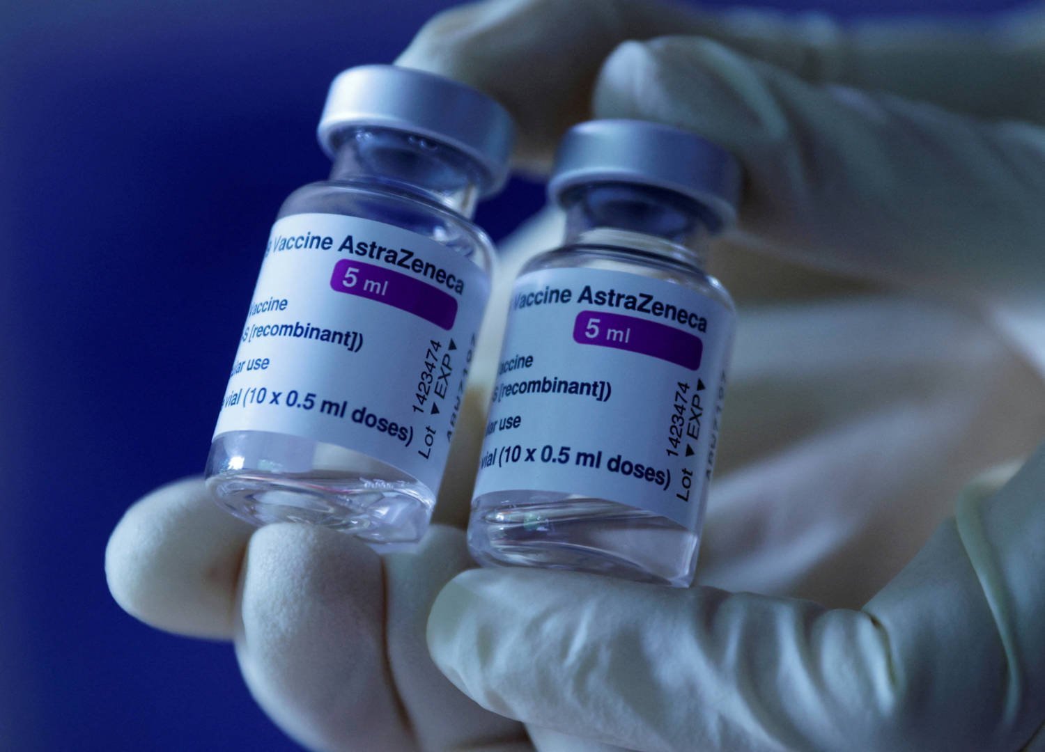 File Photo: A Doctor Shows Vials Of Astrazeneca's Covid 19 Vaccine In His General Practice Facility, As The Spread Of The Coronavirus Disease (covid 19) Continues, In Vienna, Austria